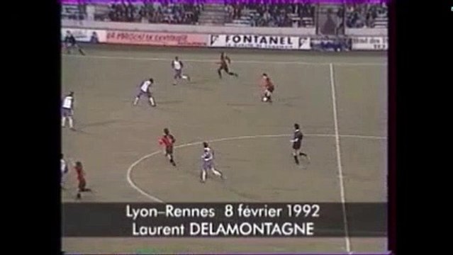08/02/92 : Laurent Delamontagne (76') : Lyon - Rennes (3-1)