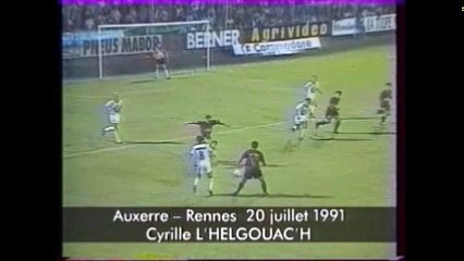 20/07/91 : Cyrille L'Helgoualc'h (71') : Auxerre - Rennes (3-1)