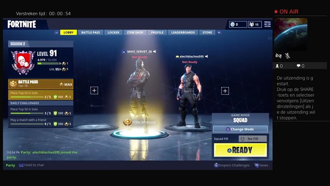 Fortnite live