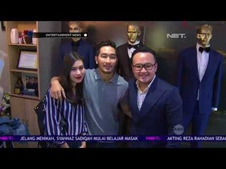 Syahnaz Mendampingi Jeje Melakukan Pengukuran Busana Pengantin