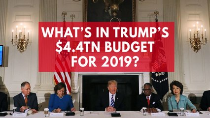 What's in President Trump's $4.4tn budget for 2019?