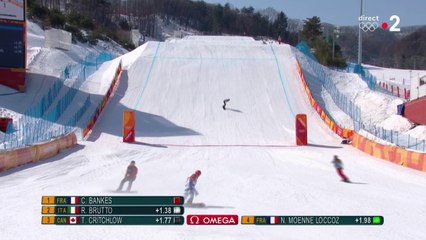 JO 2018 : Snowboard cross Femmes : Charlotte Bankes domine la petite finale