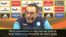 Napoli must improve to compete in Europe - Sarri