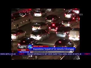 Kepadatan Kendaraan di Ruas Tol Cikampek Jelang Libur Imlek - NET 24