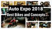 Recap of Auto Expo 2018 Innovative Concepts and Bikes to Launch in the Future