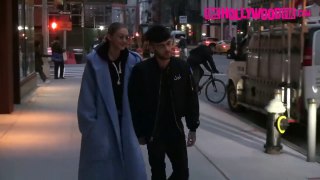Gigi Hadid & Zayn Malik Hold Hands While Leaving Their Apartment In New York City 1.29.18