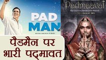 Padmaavat: Padman FAILED to affect Padmavat's Box office collection | FilmiBeat