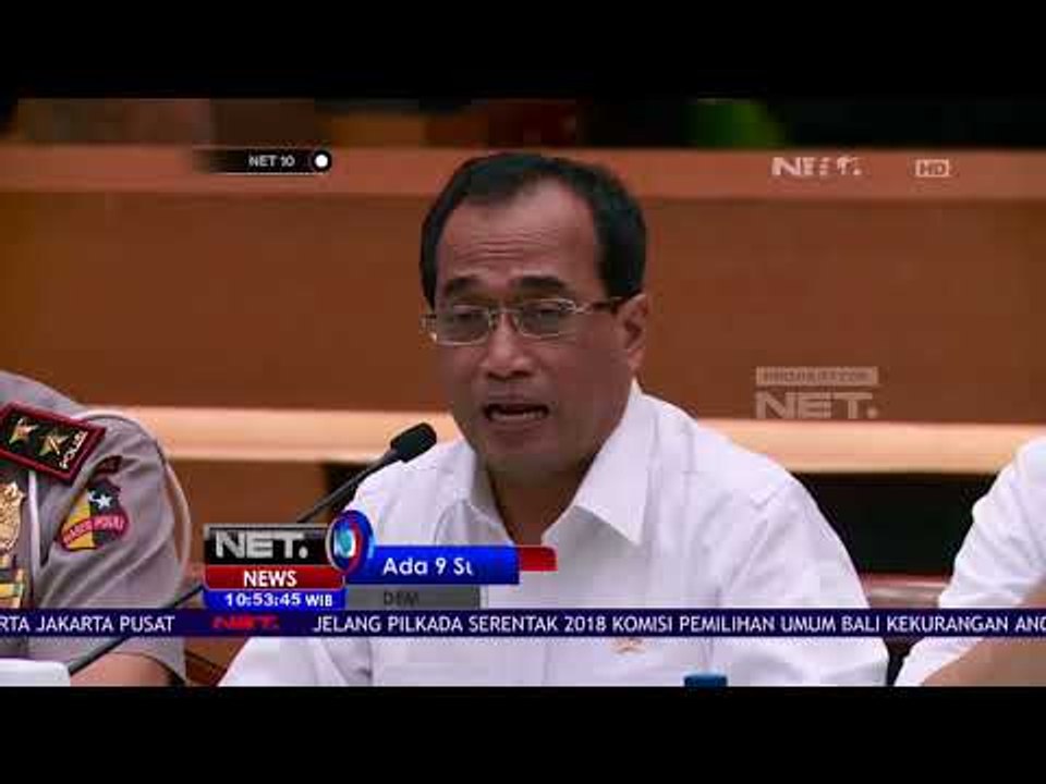Aksi Demo Pengemudi Online Di Depan Kantor Kemenhub - NET 10