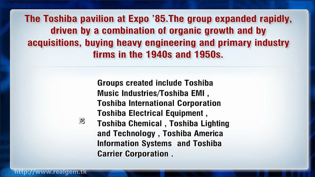 A brief history of toshiba