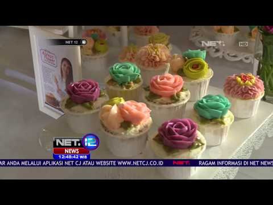 Kreasi Hiasan Bunga Cantik dari Buttercream - NET12