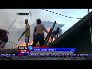 Rumah Sablon Terbakar - NET 10