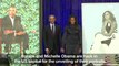 Barack and Michelle Obama's portraits are unveiled