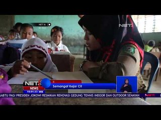 Siswi SD Lumpuh, Bersekolah Digendong Sang Ibu - NET 16