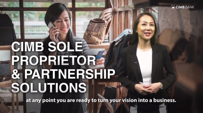 Save & Earn cashback CIMB Sole Proprietor & Partnership Solutions