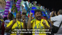 For the deaf, Rio samba parades are all about the vibes