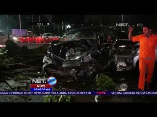 Bus Oleng, Tabrak 5 Mobil Di Tol Dalam Kota - NET 5