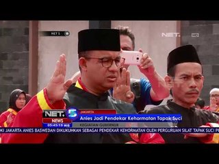 Anies Jadi Pendekar Kehormatan Tapak Suci - NET 5