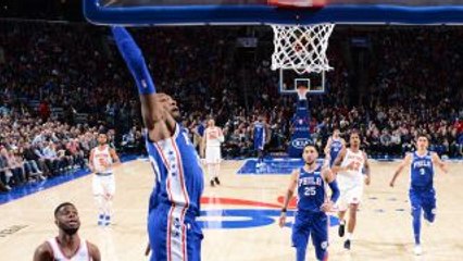 NBA : L'énorme dunk de Covington sur la tête de Beasley