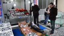 Marmara'da yaklaşık 2,5 metrelik kılıç balığı yakalandı - KIRKLARELİ