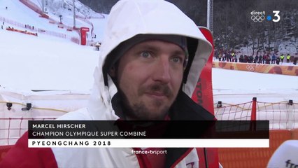 JO 2018 : Combiné alpin  / Marcel Hirscher "La meilleure descente de ma vie"