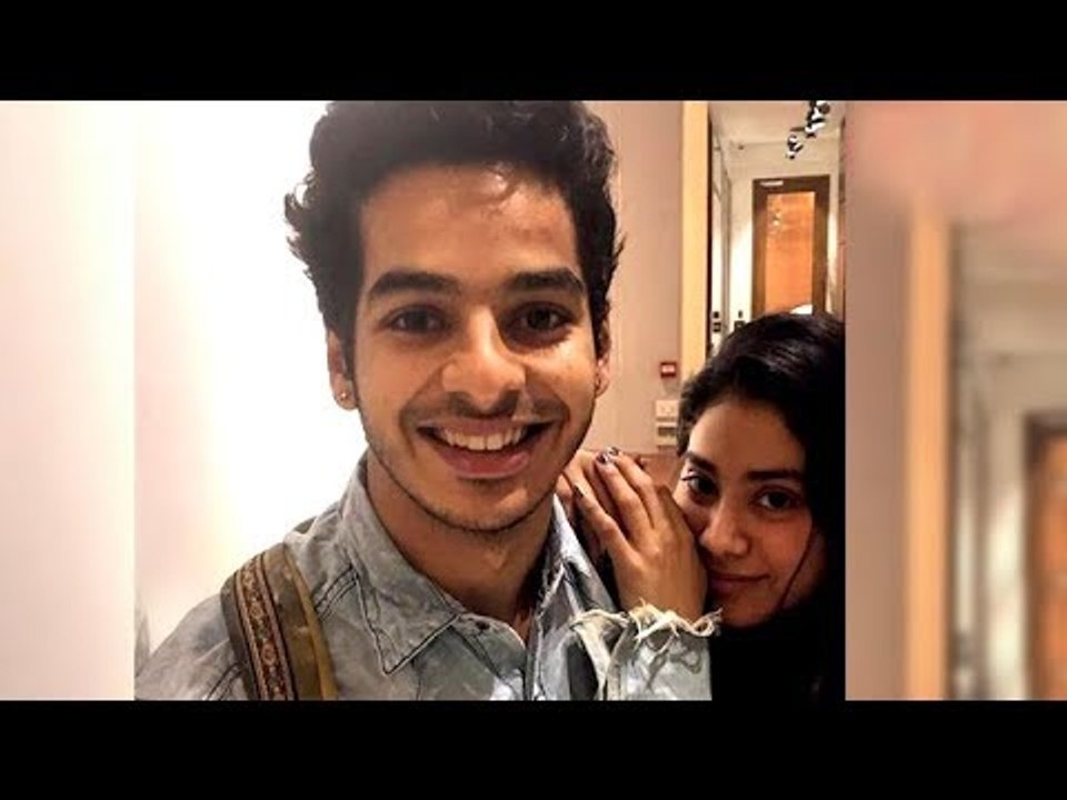 Dhadak Stars Ishaan Khattar & Janhvi Kapoor Twinning In Denim Shirts | Bollywood Buzz