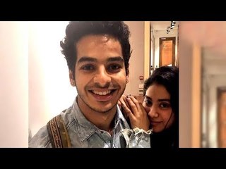 Dhadak Stars Ishaan Khattar & Janhvi Kapoor Twinning In Denim Shirts | Bollywood Buzz