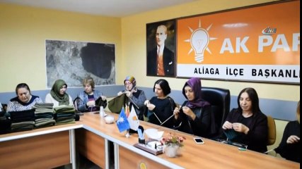 Mehmetçiğe Çorap ve Boyunluk Ördüler