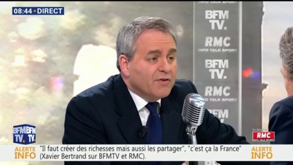 "Beaucoup de Français se disent: 'Emmanuel Macron n'est pas un président pour nous", selon Xavier Bertrand