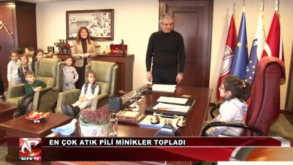 En Çok Atık Pili Minikler Topladı