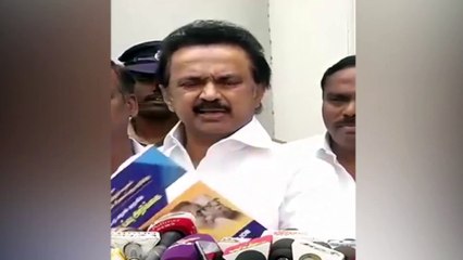 முதல்வர் எடப்பாடியை சந்தித்த பிறகு ஸ்டாலின் பேட்டி- வீடியோ