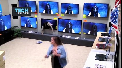 SCARY PRANK_ Dead girl out of tv new 'Rings' movie Promotion Reaction