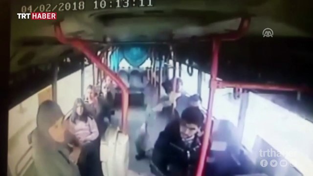 Otobüs şoförü şehit annesine hakaret iddiasıyla gözaltına alındı