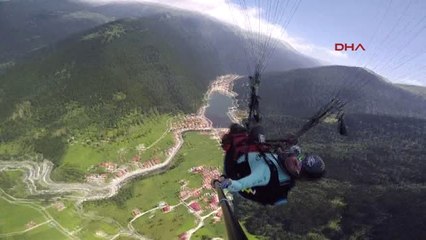 Trabzon Milli Park Şefi'nden Paraşütle Havadan Denetim 2 Hd