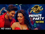 Private Party Full Video Song  Sarrainodu  Allu Arjun , Rakul Preet, Catherine Tresa