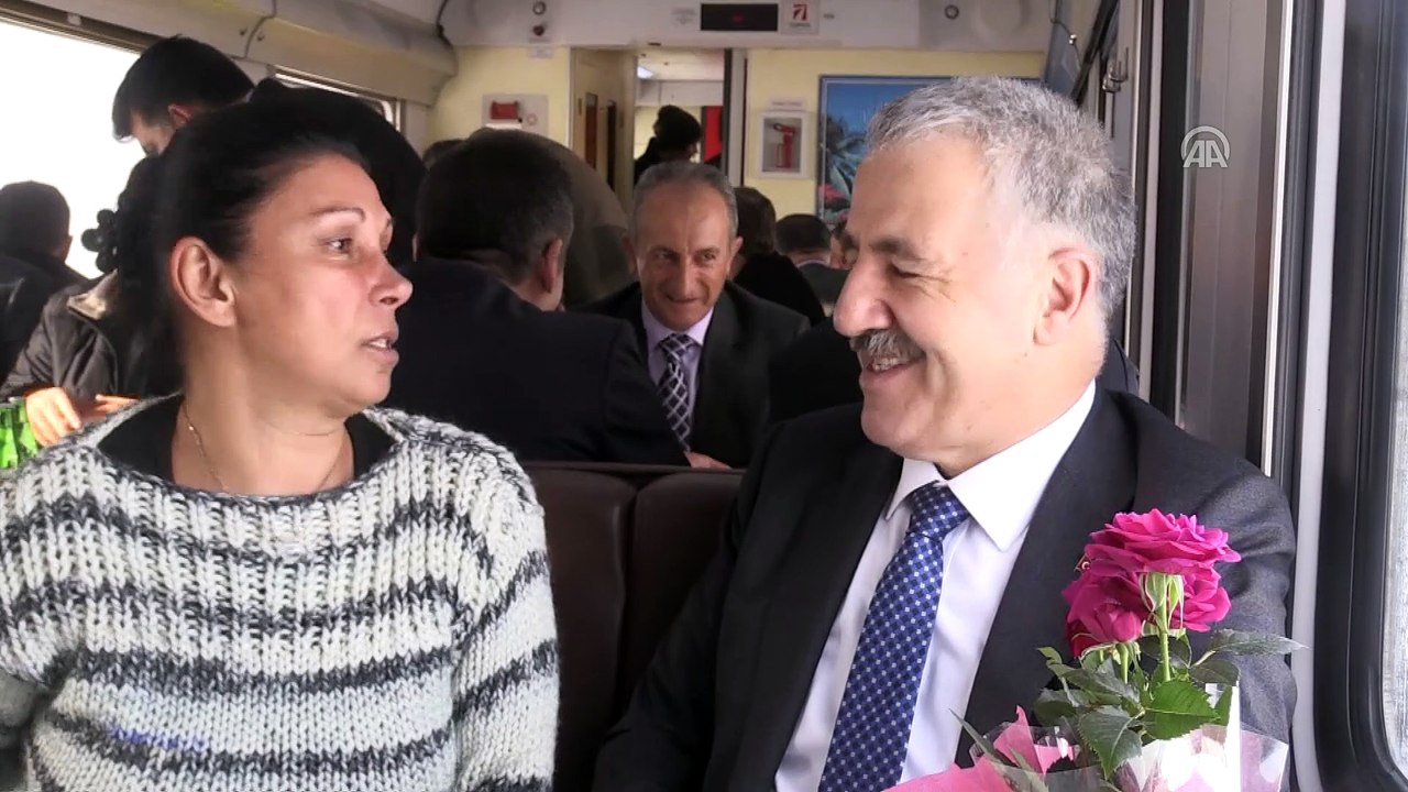 Bakan Arslan Doğu Ekspresi ile yolculuk yaptı - KARS