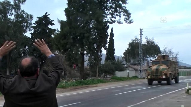 Afrin sınırına mehter marşı eşliğinde sevkiyat - HATAY