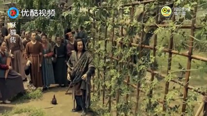 《妖猫传 Legend Of The Demon Cat》街头艺人现场种瓜，没想到唐朝时候的幻术就这么厉害！