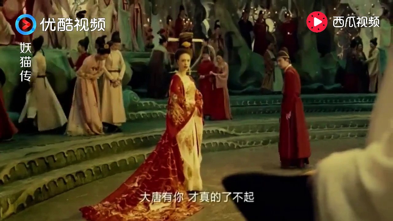 《妖猫传 Legend Of The Demon Cat》唐玄宗妒忌心贼重，李白给杨贵妃写首诗就被赶出长安