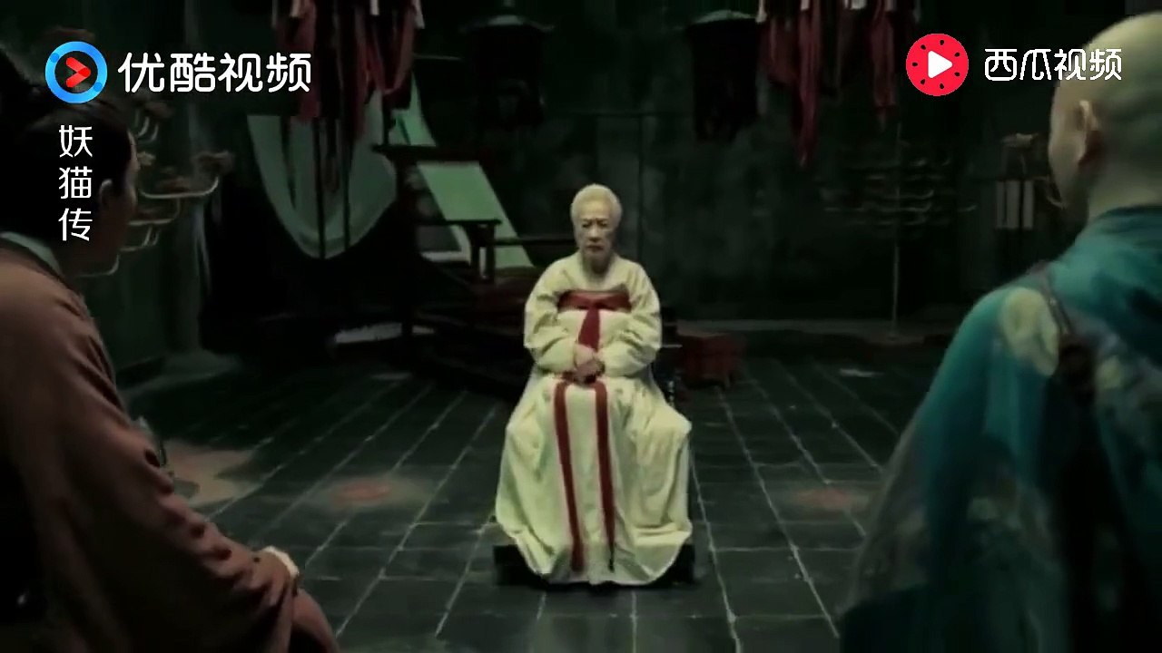 《妖猫传 Legend Of The Demon Cat》杨贵妃之死，连绣白绫的宫女都被妖猫找到杀死了！