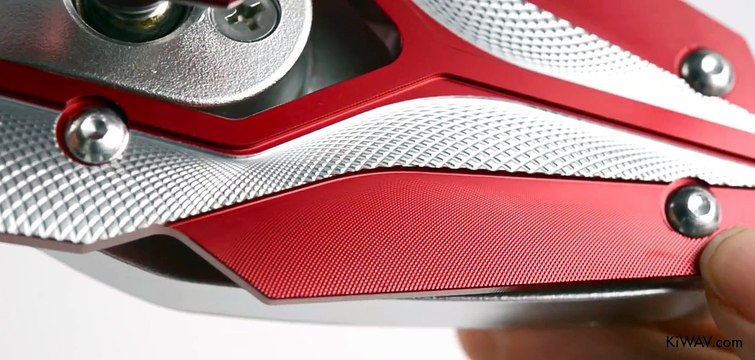 Motorcycle Mirrors Viper Red Adjustable Sportsbike with Chrome Mirror Base | KiWAV