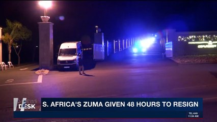 i24NEWS DESK | S. Africa' Zuma given 48 hours to resign | Tuesday, February 13th 2018