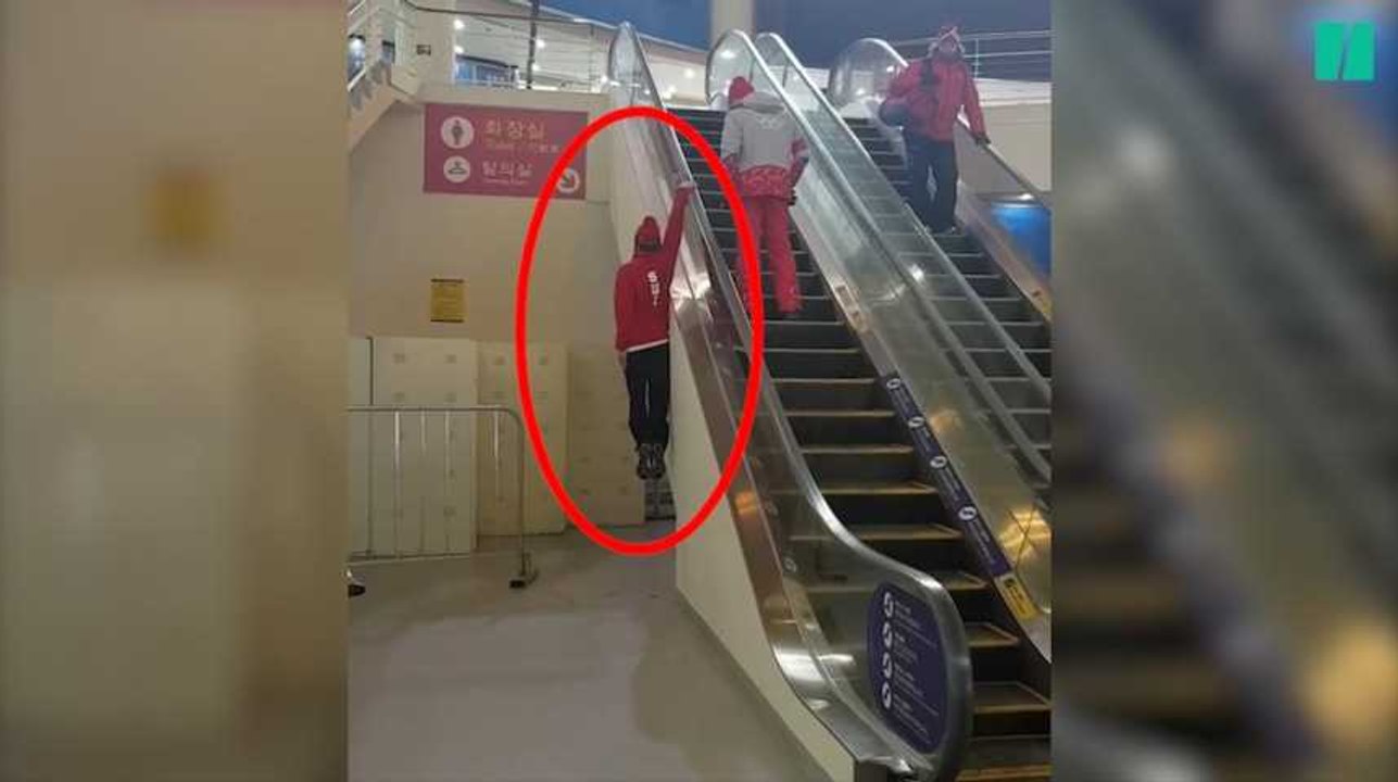 Le skieur Fabian Bösch prend des risques avant ses épreuves aux JO