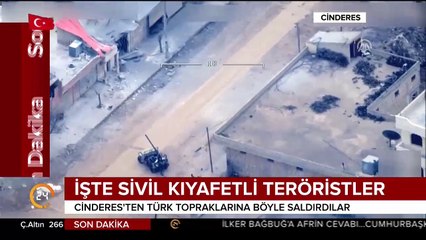 Sivil kıyafetli teröristler TSK tarafından böyle havaya uçuruldu