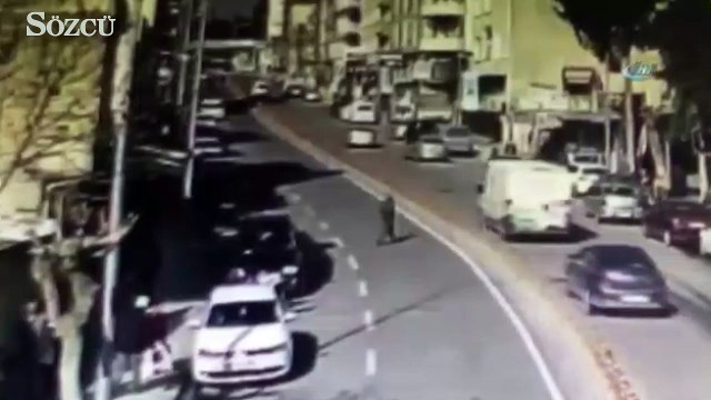 Düşen roketten kıl payı kurtuldu