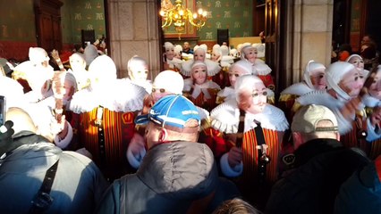 L'ambiance du mardi gras à Binche