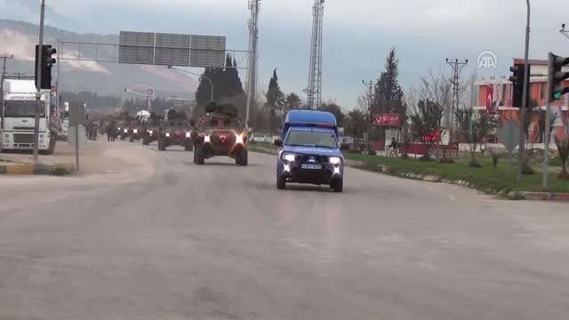 Takviye Amaçlı Gönderilen Zırhlı Araçlar Hatay'a Ulaştı (2)