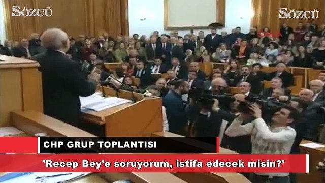 Kılıçdaroğlu: 'Ben Recep Bey'e soruyorum istifa edecek misin?'