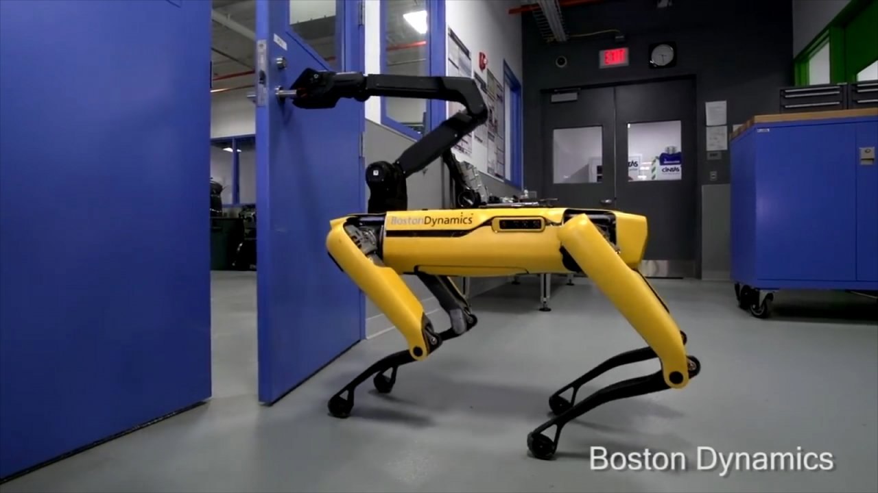 Watch Boston Dynamics' new robot dog open doors