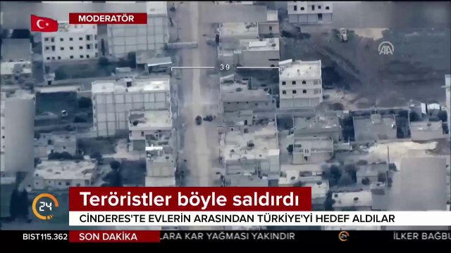 Türkiye'ye roket atan ABD destekli PKK/PYD'li teröristler vuruldu