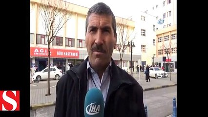 Yolun karşısına geçerken roket önüne düştü, o anlar kameraya böyle yansıdı